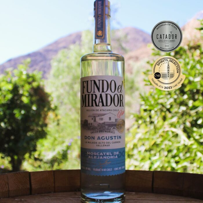 Pisco Don Agustín 40º 750cc - Fundo el Mirador